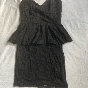 womens vintage black dress Size S
